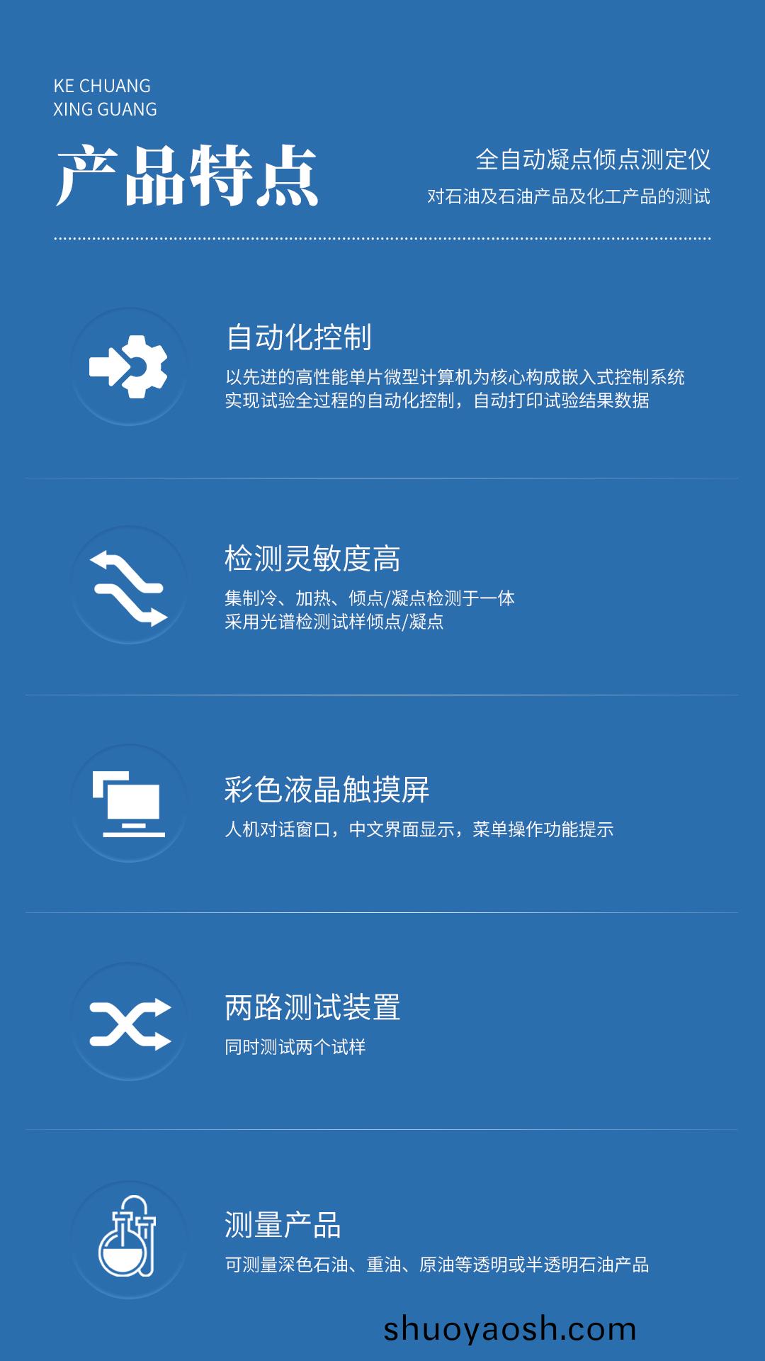 XG623 全自动凝点倾点测定仪