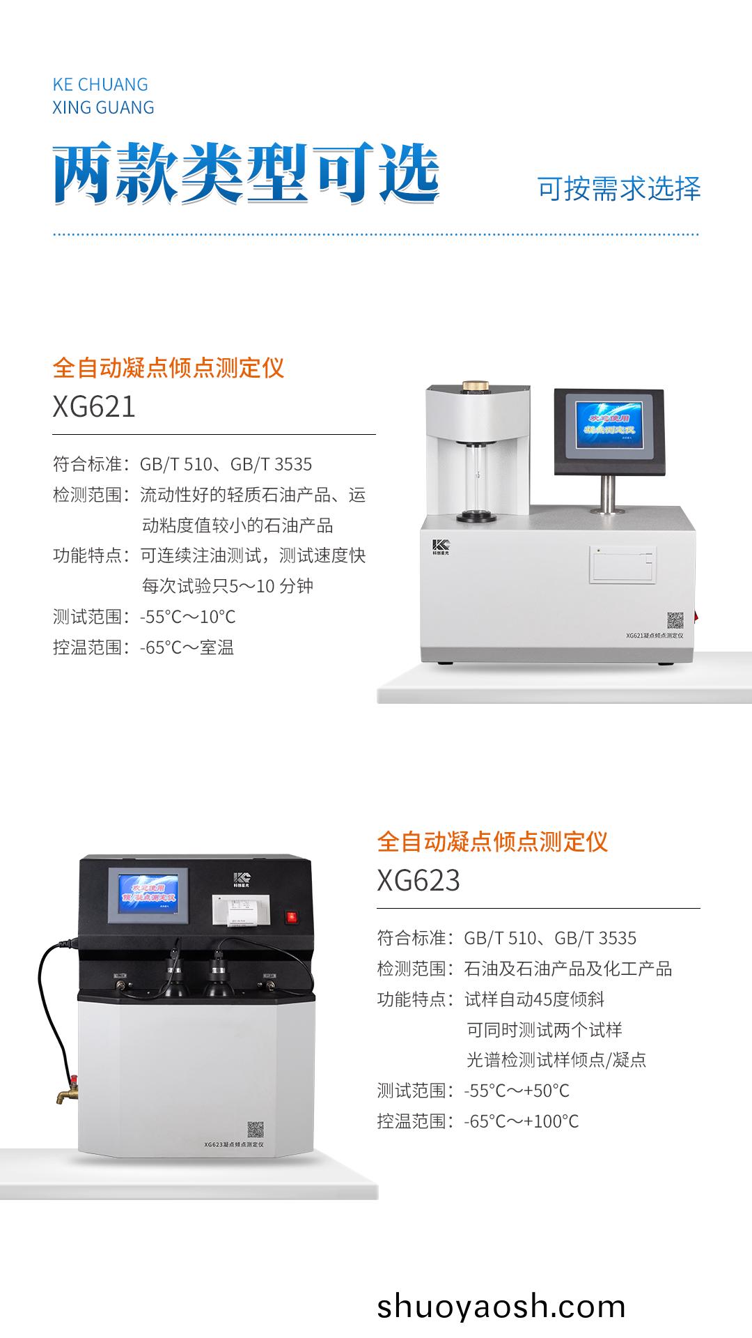 XG623 全自动凝点倾点测定仪