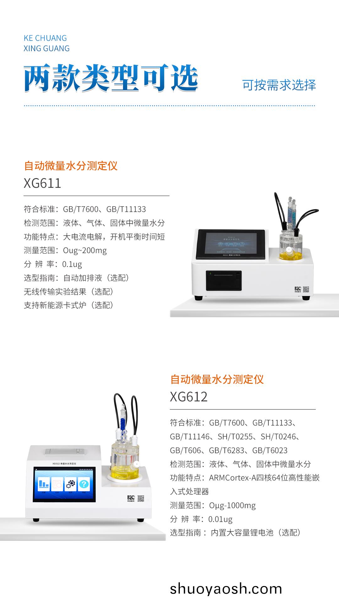 XG612 自动微量水分测定仪 XG612 自动微量水分测定仪