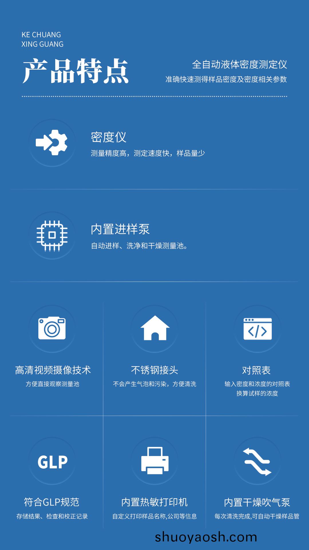 XG628 全自动液体密度测定仪